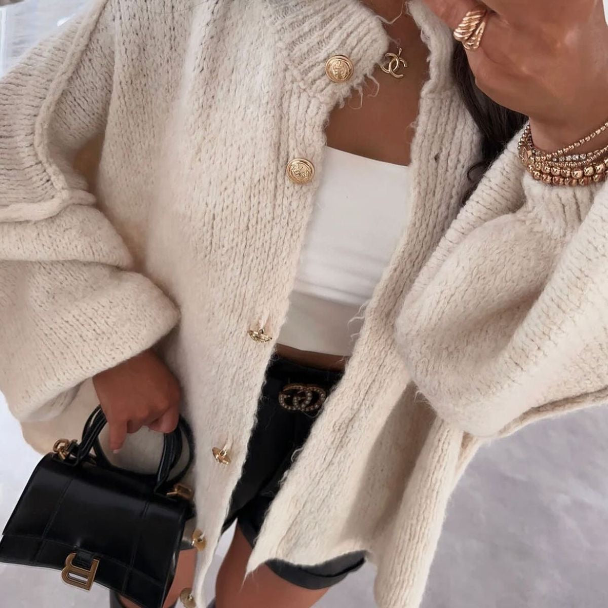 Leonie | Oversized Strickjacke für den Alltag