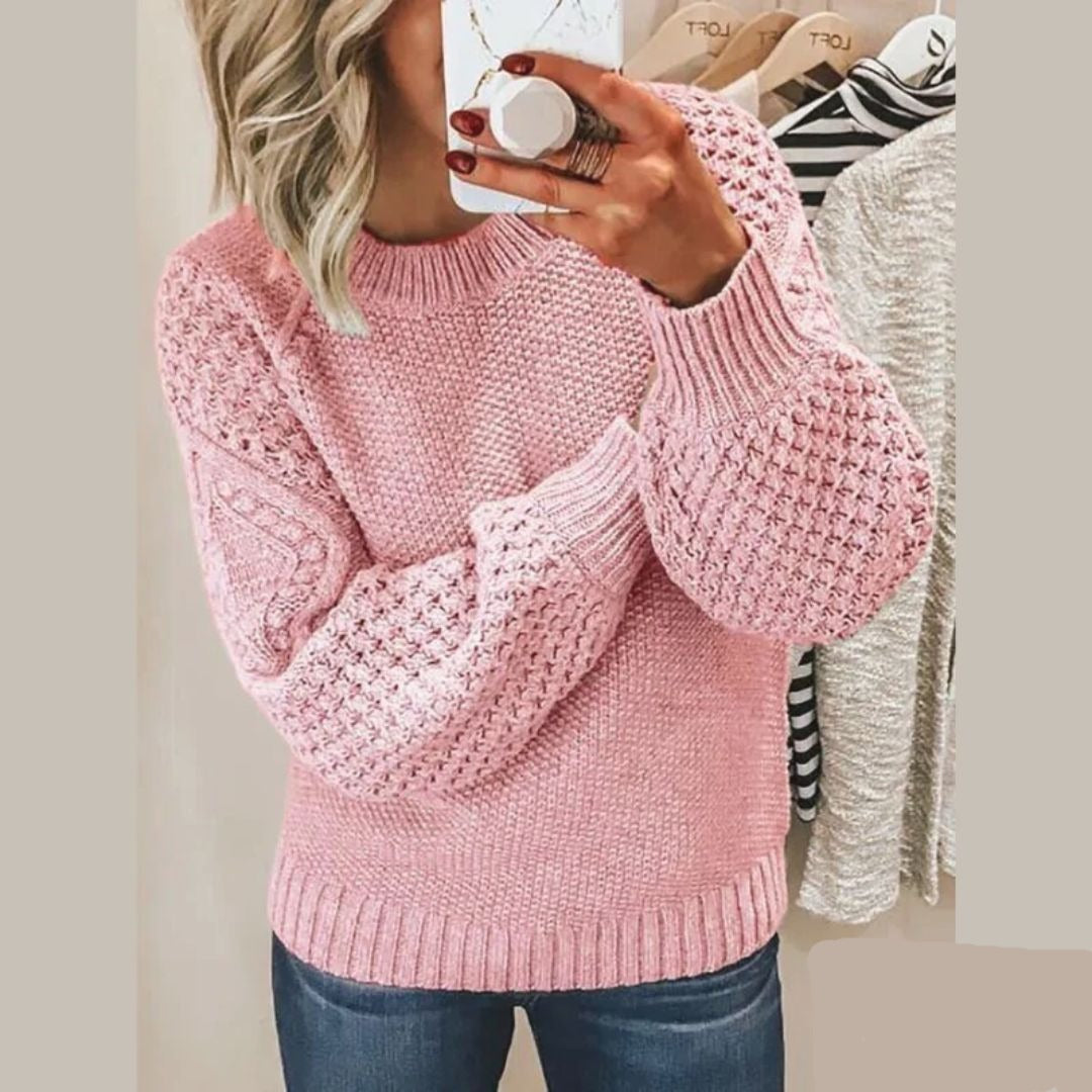 Emma | Eleganter Damenpullover aus feinem Strickstoff