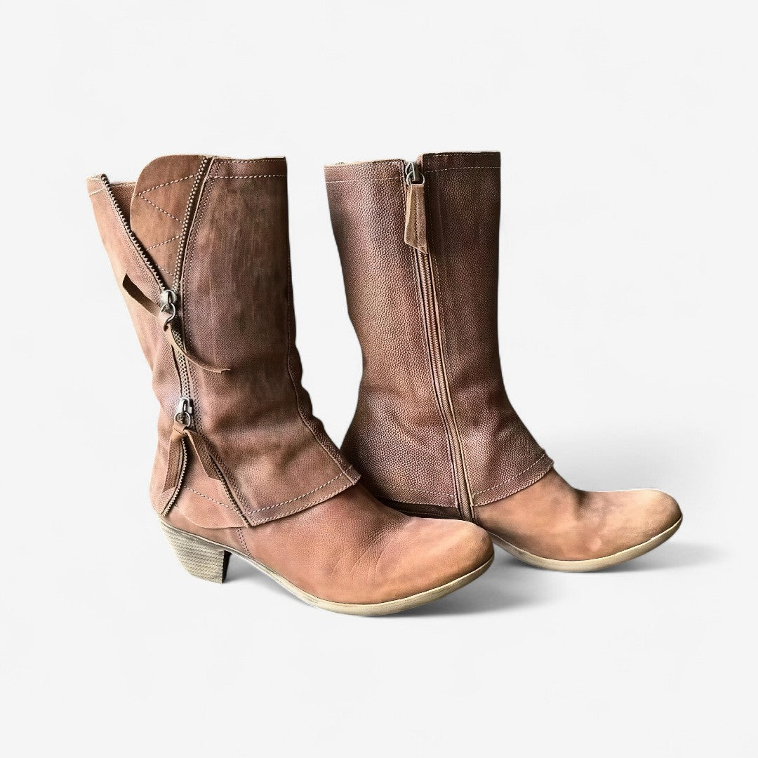 Leonie | Robuste Lederstiefel mit femininer Form