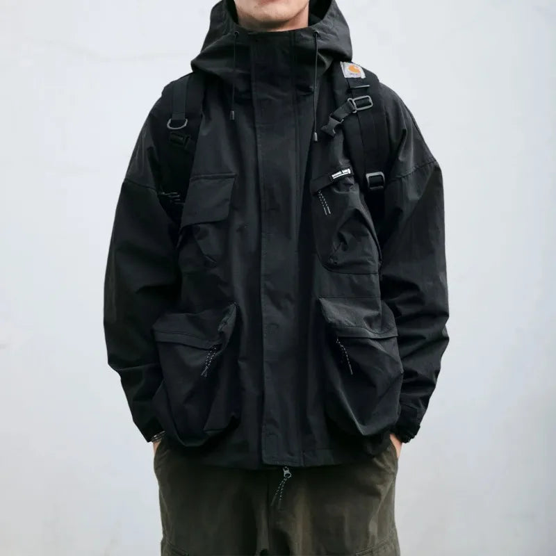 David | Stilvolle wasserdichte Herrenjacke perfekt für den Herbst