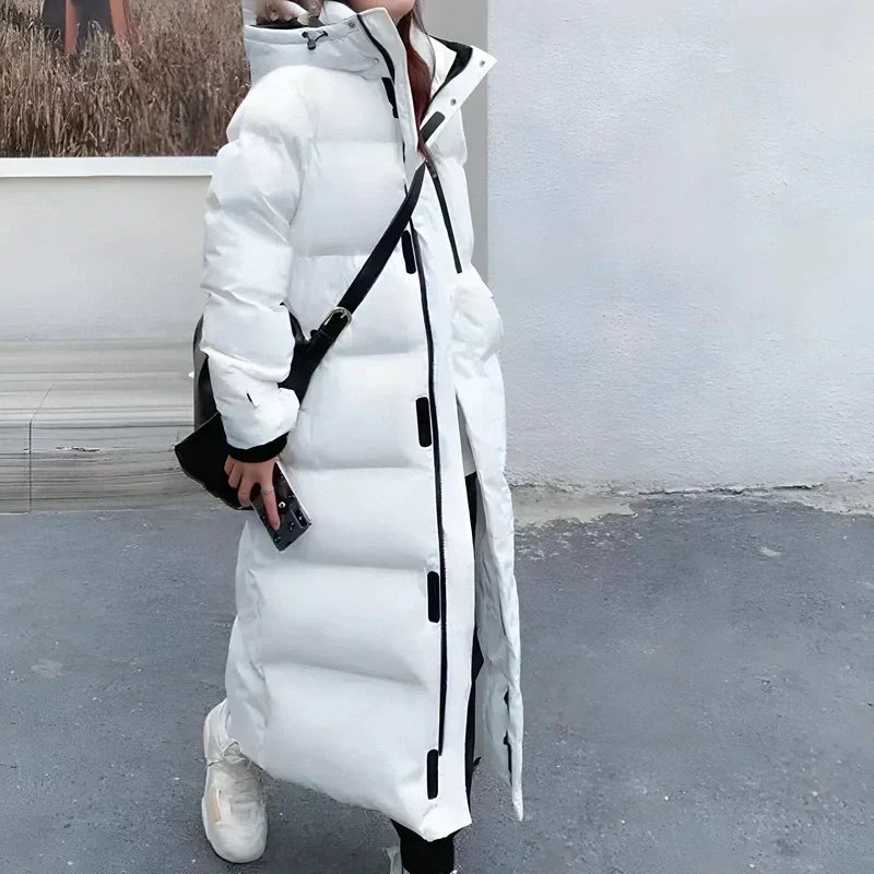 Katharina | Lange Damenjacke winddicht im edlen Stil
