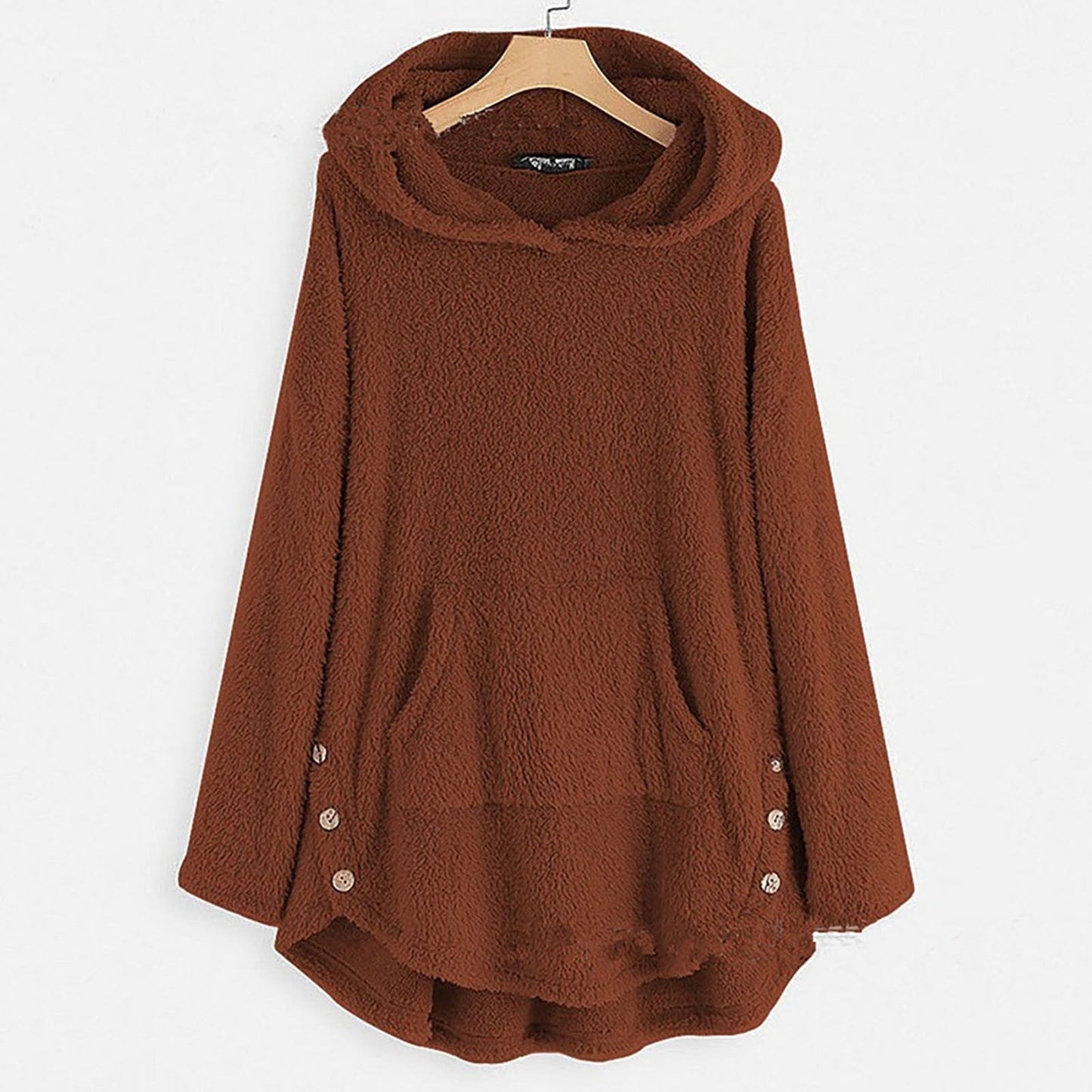 Clara | Flauschiger Winterhoodie mit Kapuze für Damen