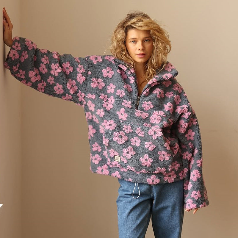Mara | Lässige Fleecejacke Damen weich & gemütlich