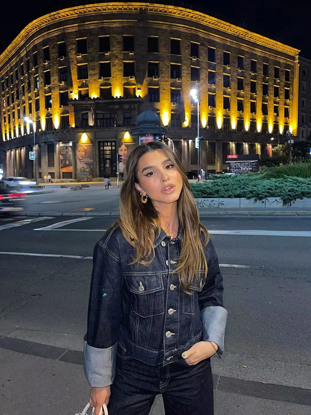 Lena | Damenjacke casual mit aufrollbaren Ärmeln