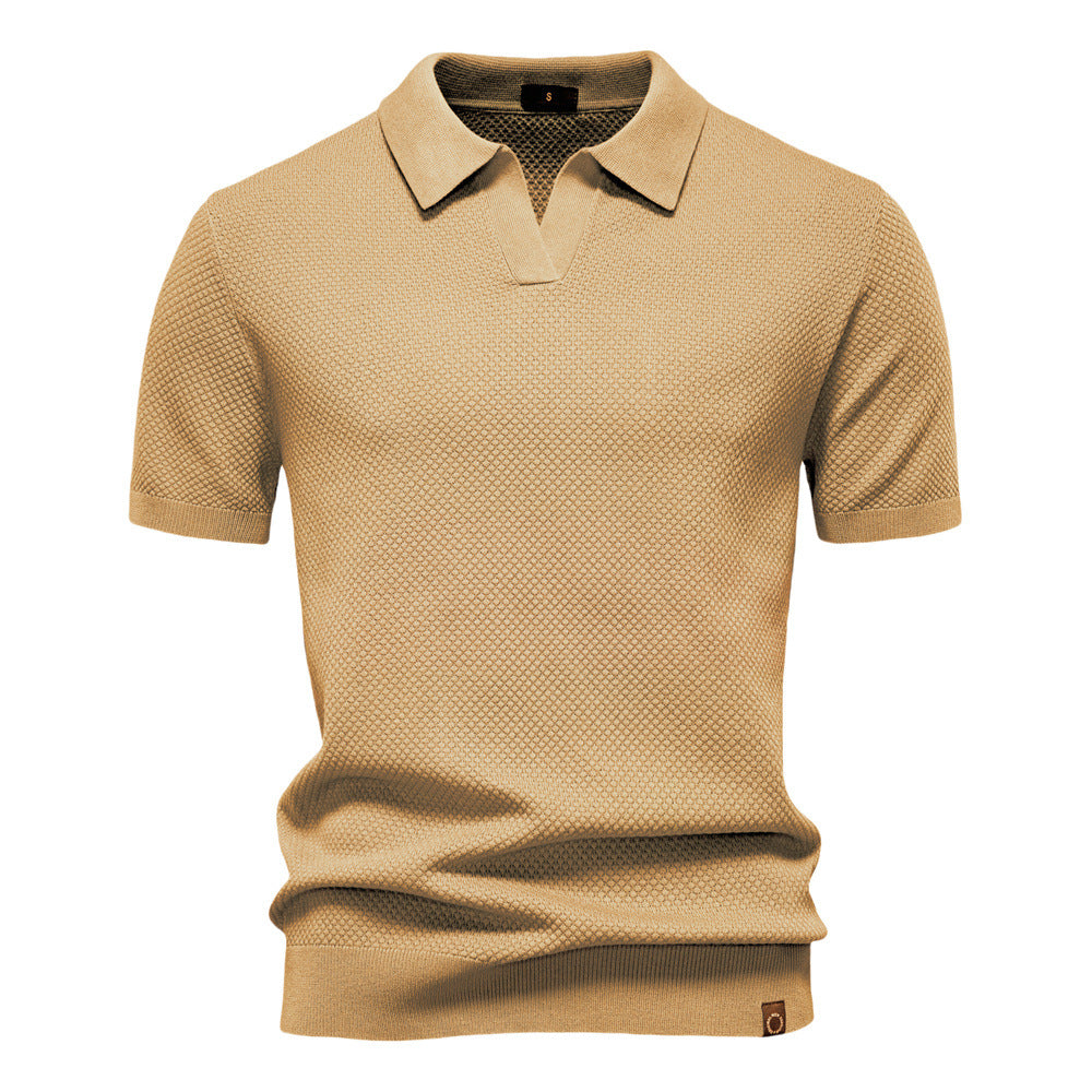 Stefan | Strukturiertes Polo-Shirt im eleganten Design