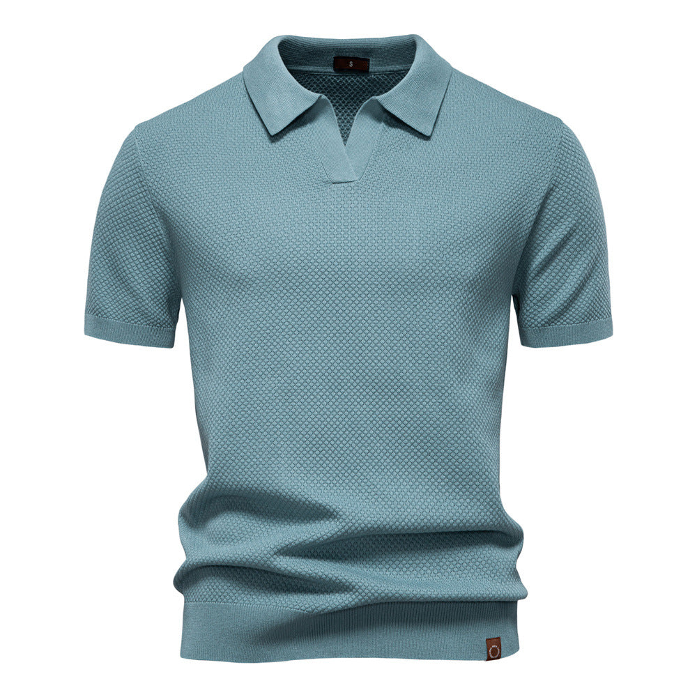 Stefan | Strukturiertes Polo-Shirt im eleganten Design