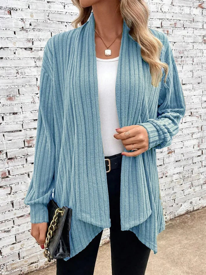 Nina | Eleganter Damen Cardigan im zeitlosen Rippdesign