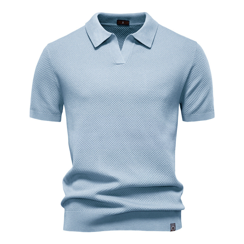 Stefan | Strukturiertes Polo-Shirt im eleganten Design