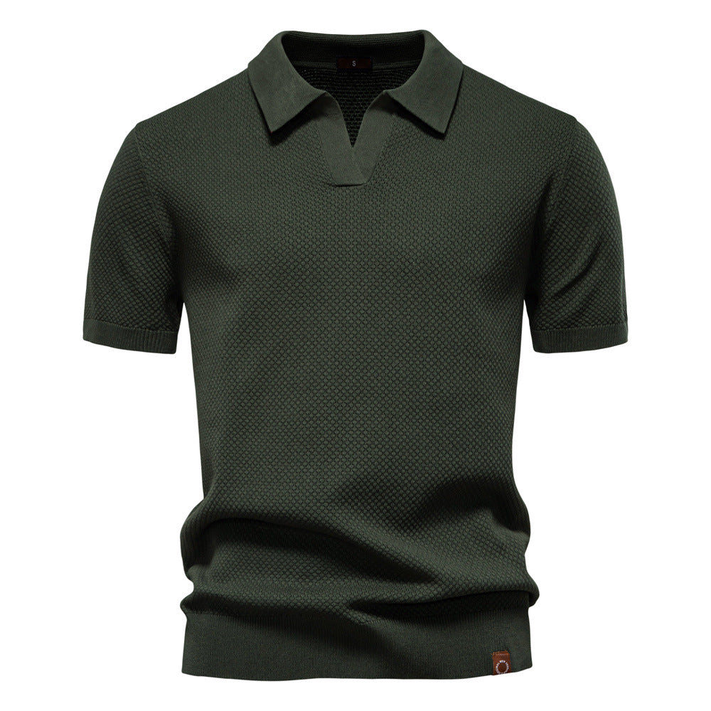Stefan | Strukturiertes Polo-Shirt im eleganten Design