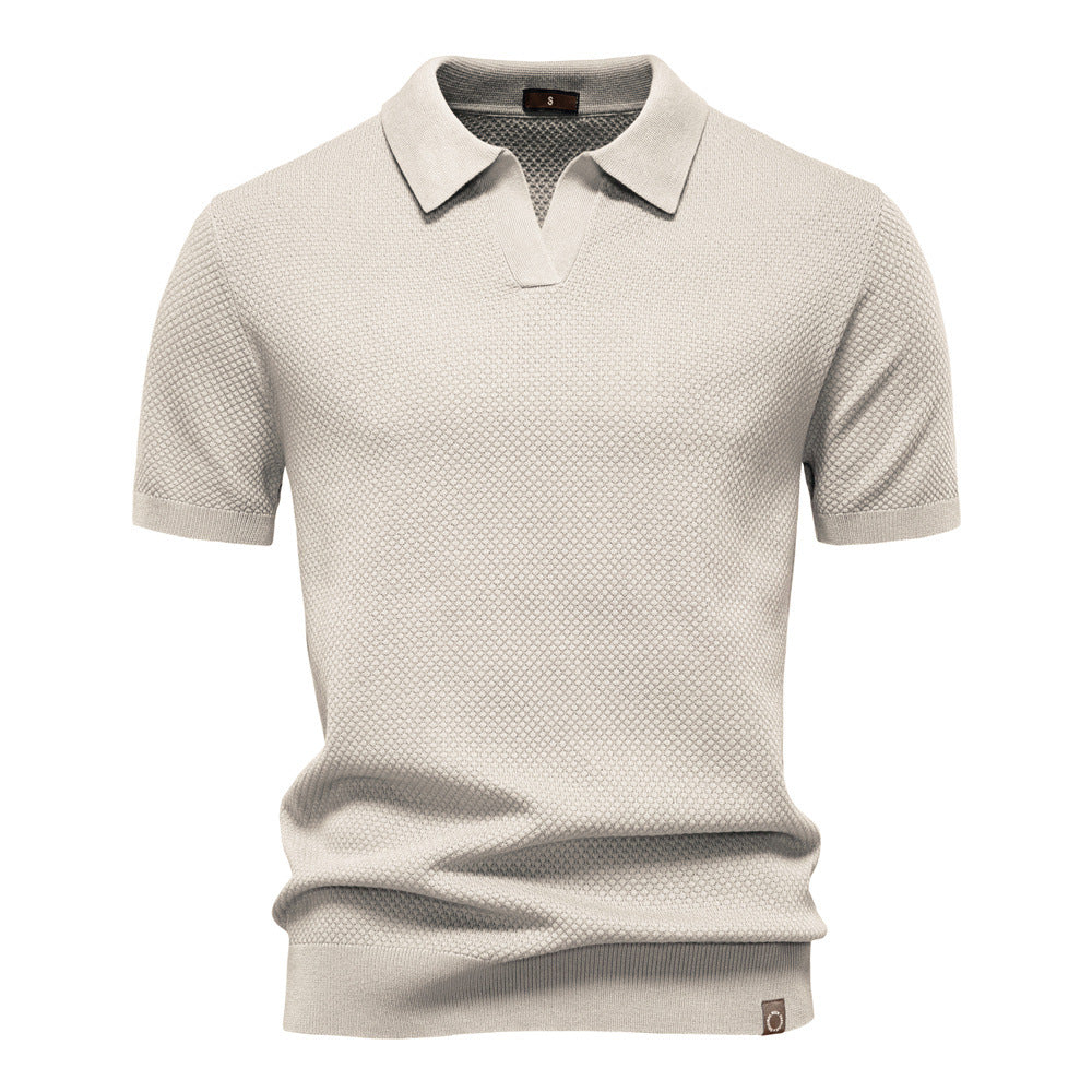 Stefan | Strukturiertes Polo-Shirt im eleganten Design