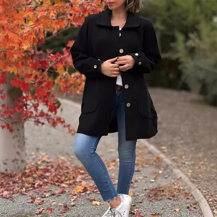Elena | Schicker Damenmantel mit elegantem Fall