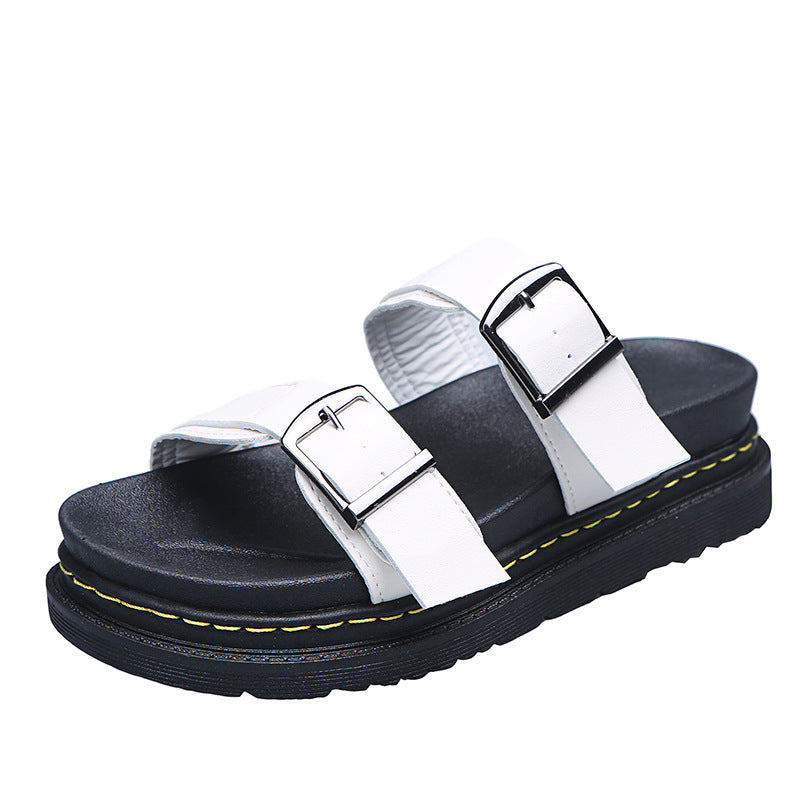 Clara | Bequeme Sommer-Plateausandalen mit Schnalle