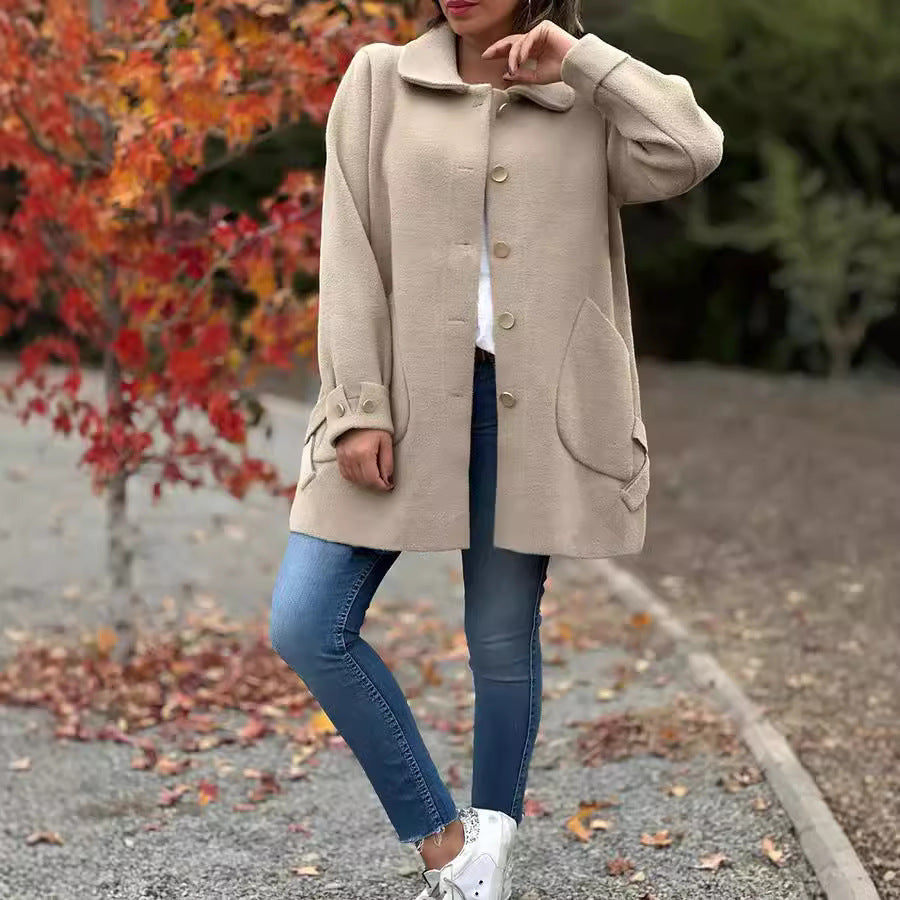 Elena | Schicker Damenmantel mit elegantem Fall