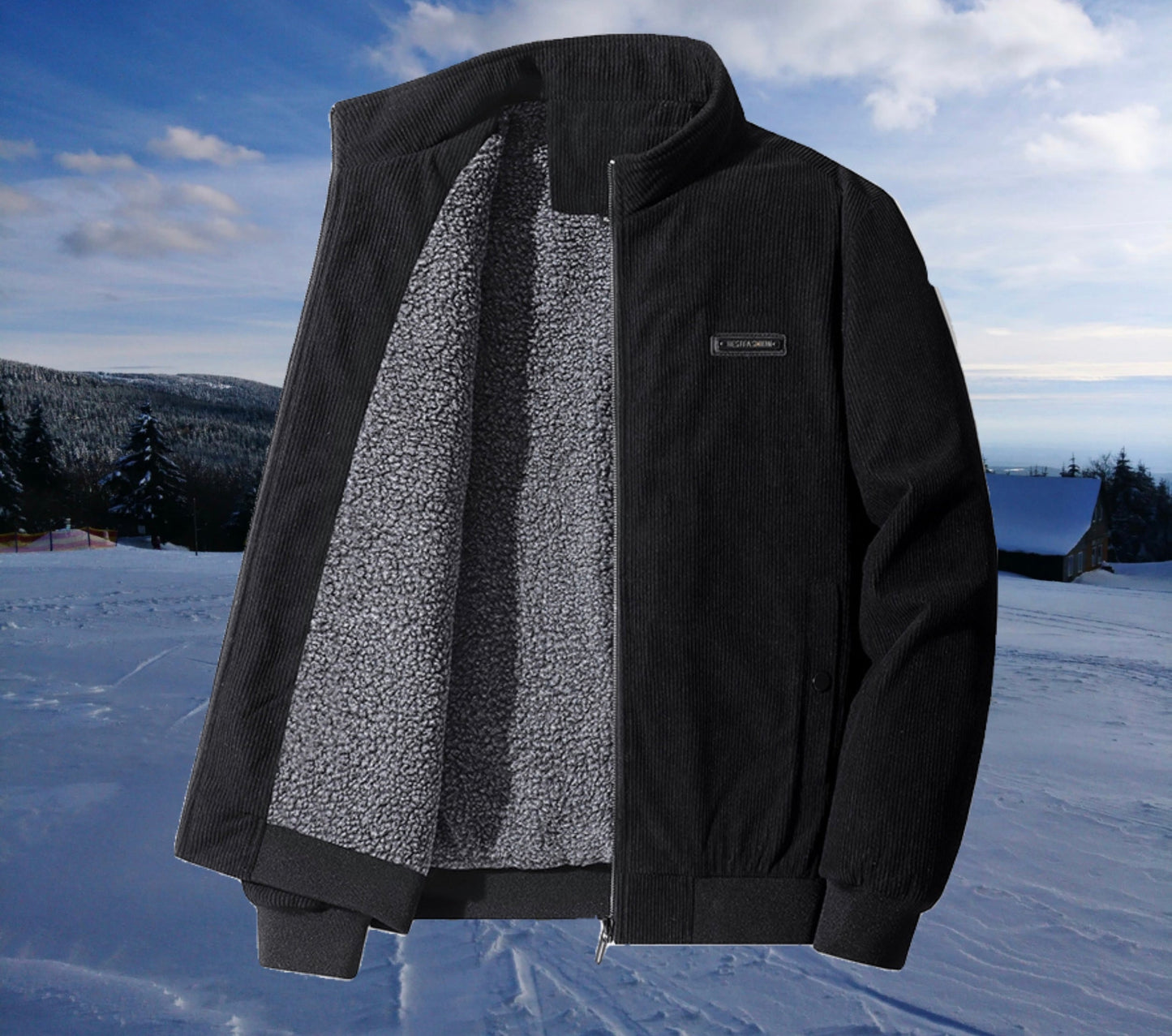 Simon | Retrojacke für Herren mit Cord und weichem Futter