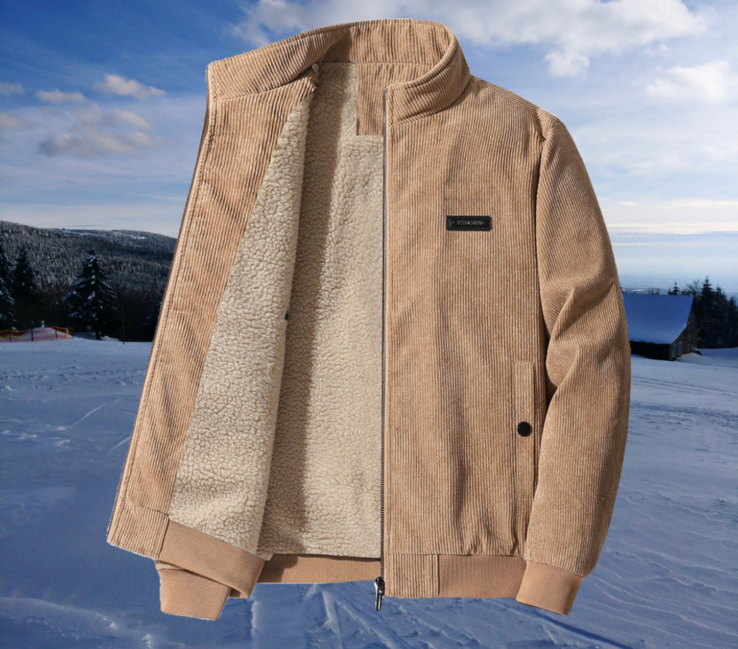 Simon | Retrojacke für Herren mit Cord und weichem Futter