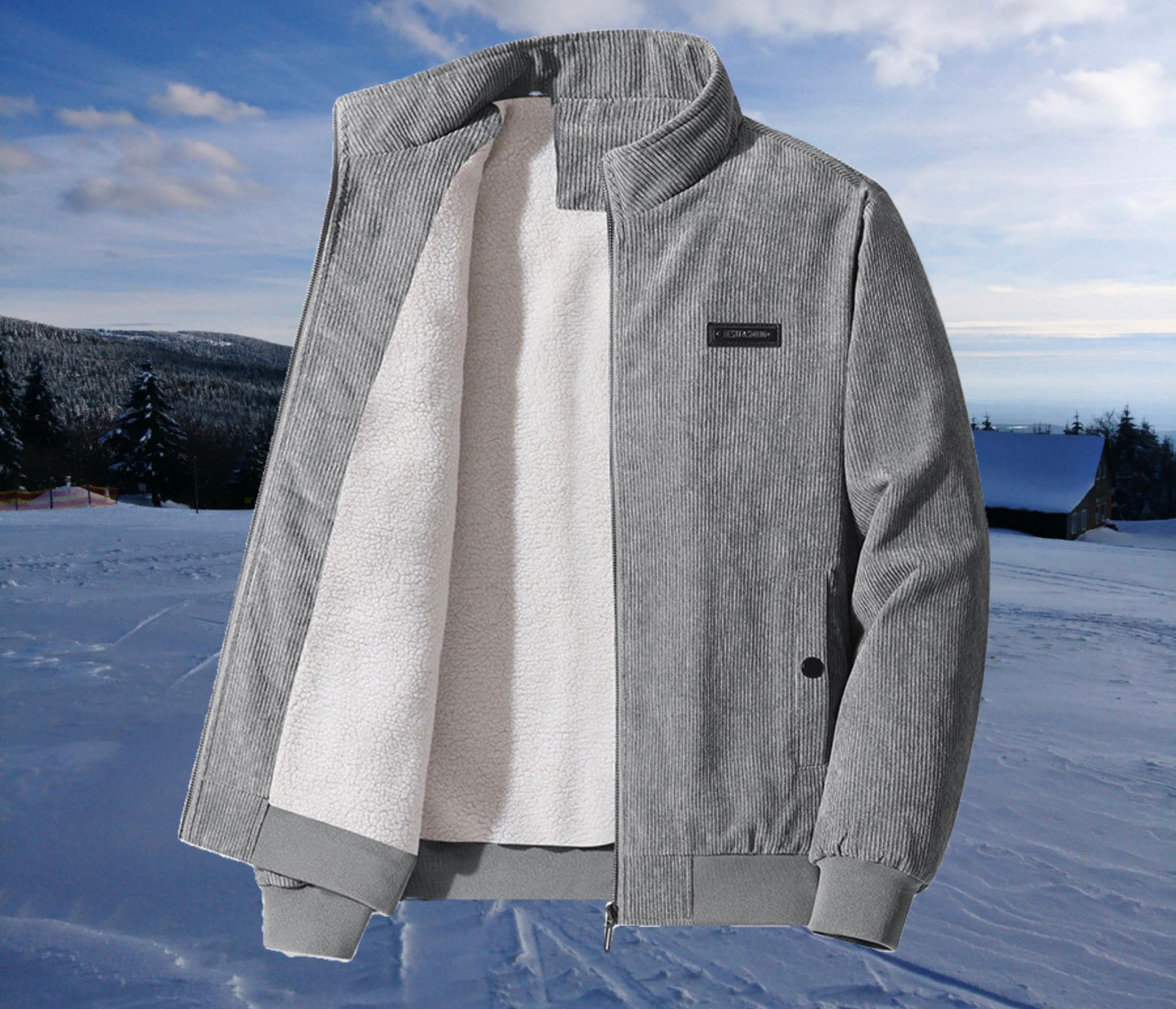 Simon | Retrojacke für Herren mit Cord und weichem Futter