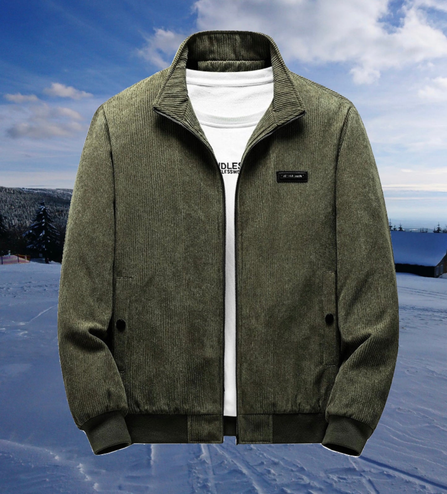 Simon | Retrojacke für Herren mit Cord und weichem Futter