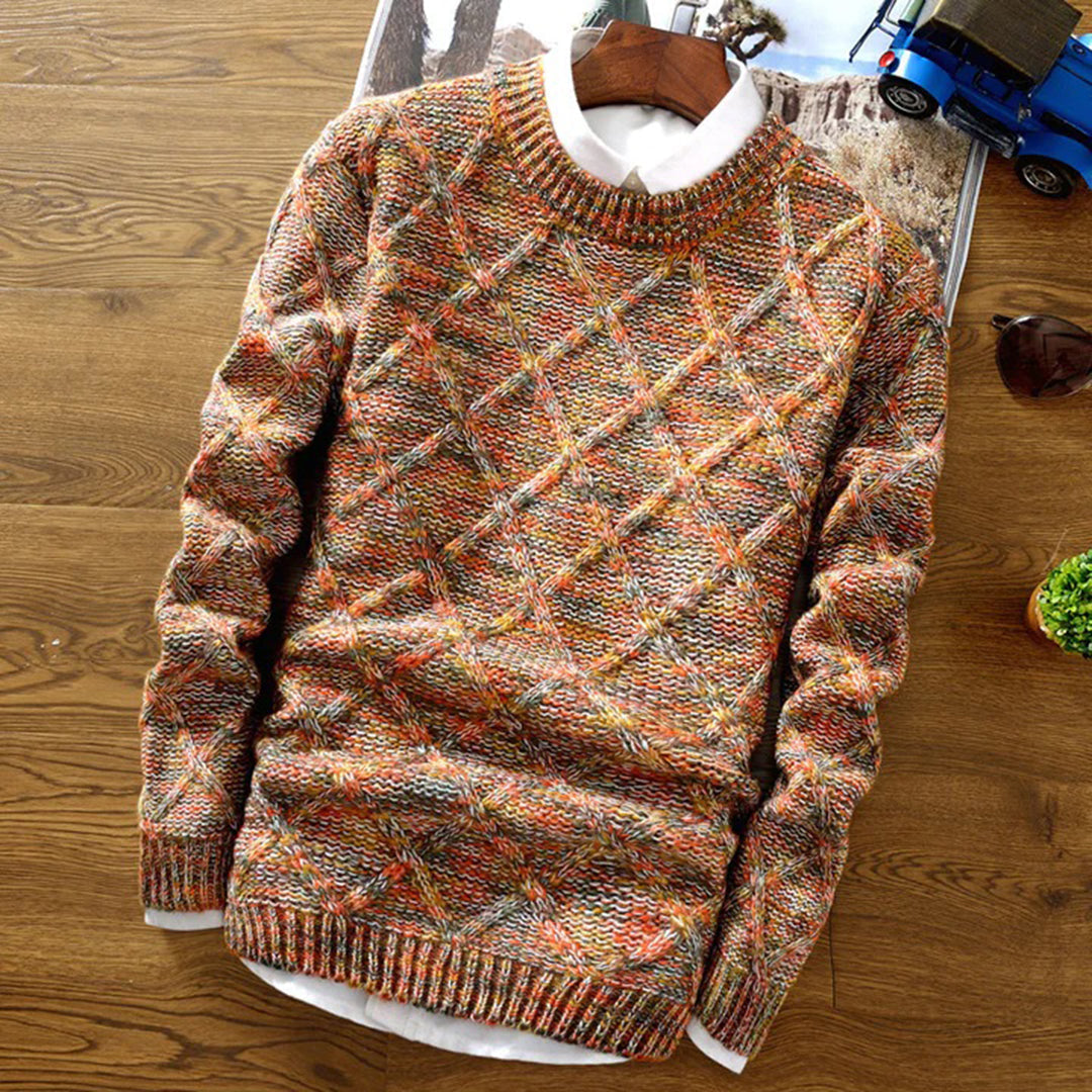 Simon | Weicher Feinstrickpullover für Herren im Stilvoll