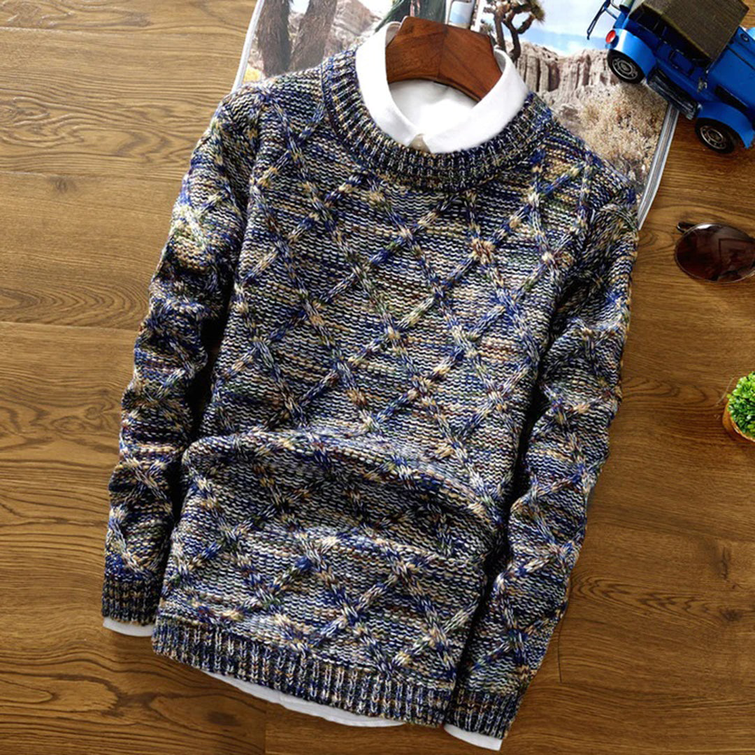Simon | Weicher Feinstrickpullover für Herren im Stilvoll