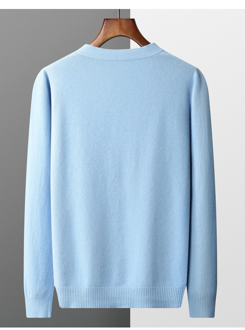 Lukas | Klassische Herren-Strickjacke mit Reißverschluss