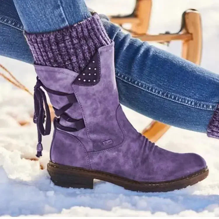 Lina | Zeitlose Damen Winterstiefel bequem und sicher