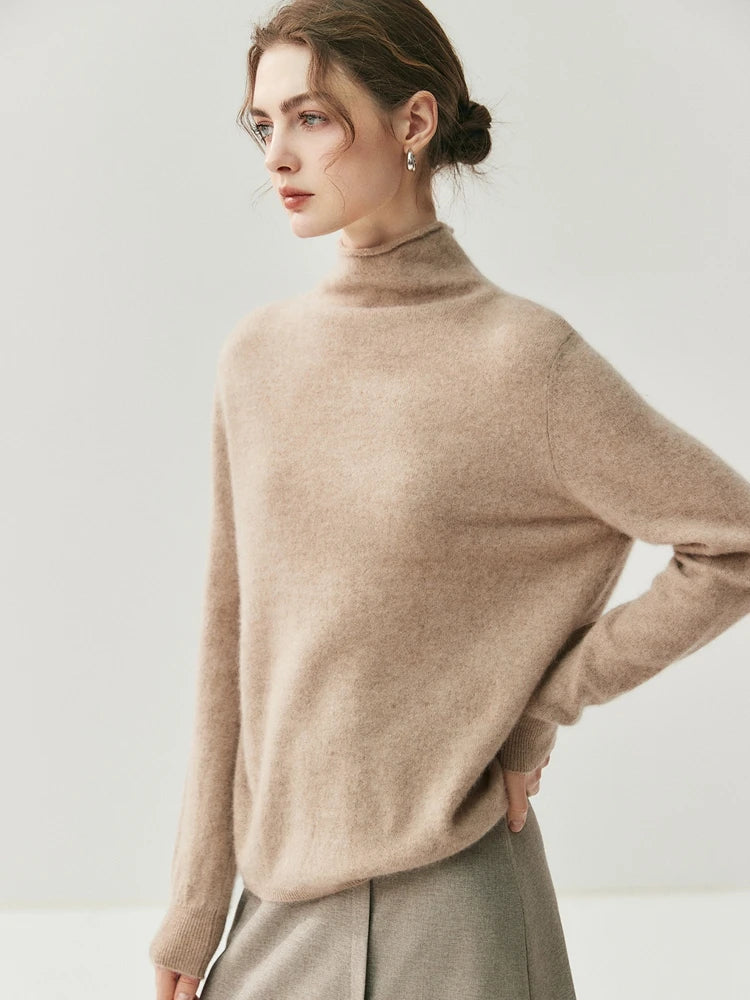 Nina | Damenpullover mit dekorativer Rückenkante