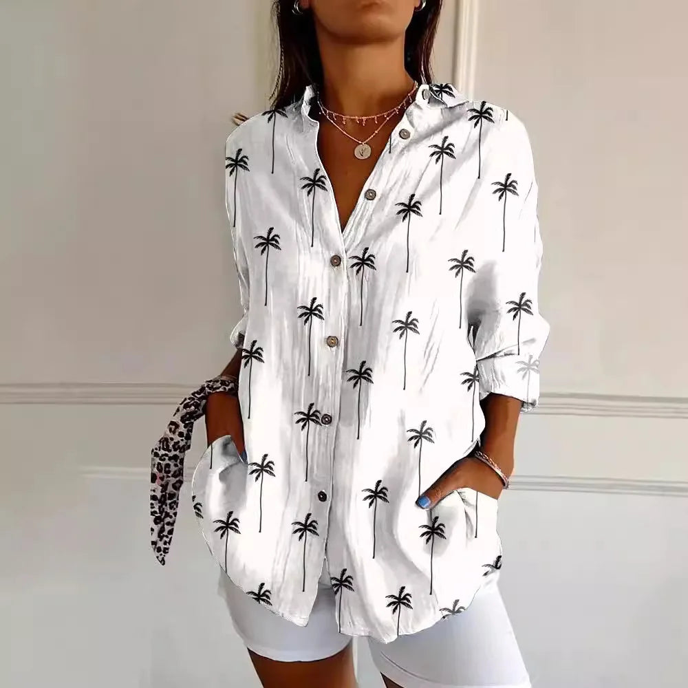 Sophie | Trendige Damenbluse im bunten, modernen Design