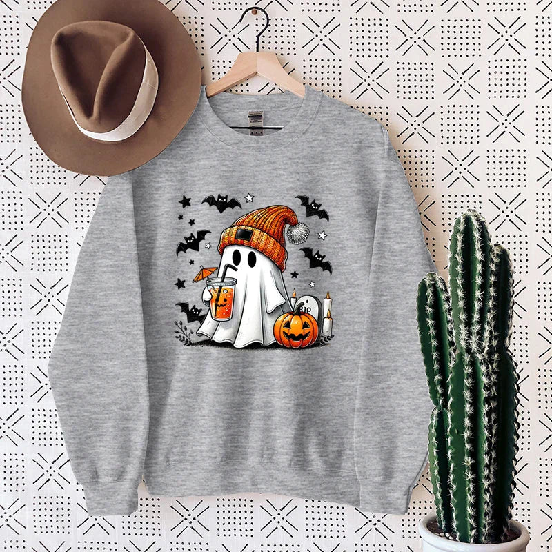 Lea | Bequemes Sweatshirt mit Halloween-Geist-Design