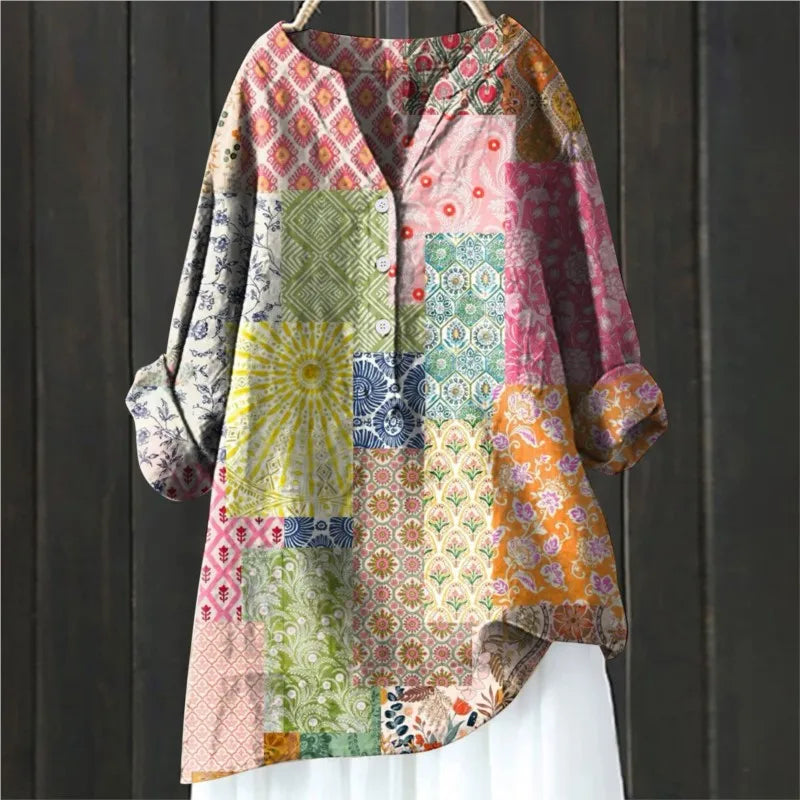 Sophie | Luftige Bluse mit floralem Design und bequemem Schnitt