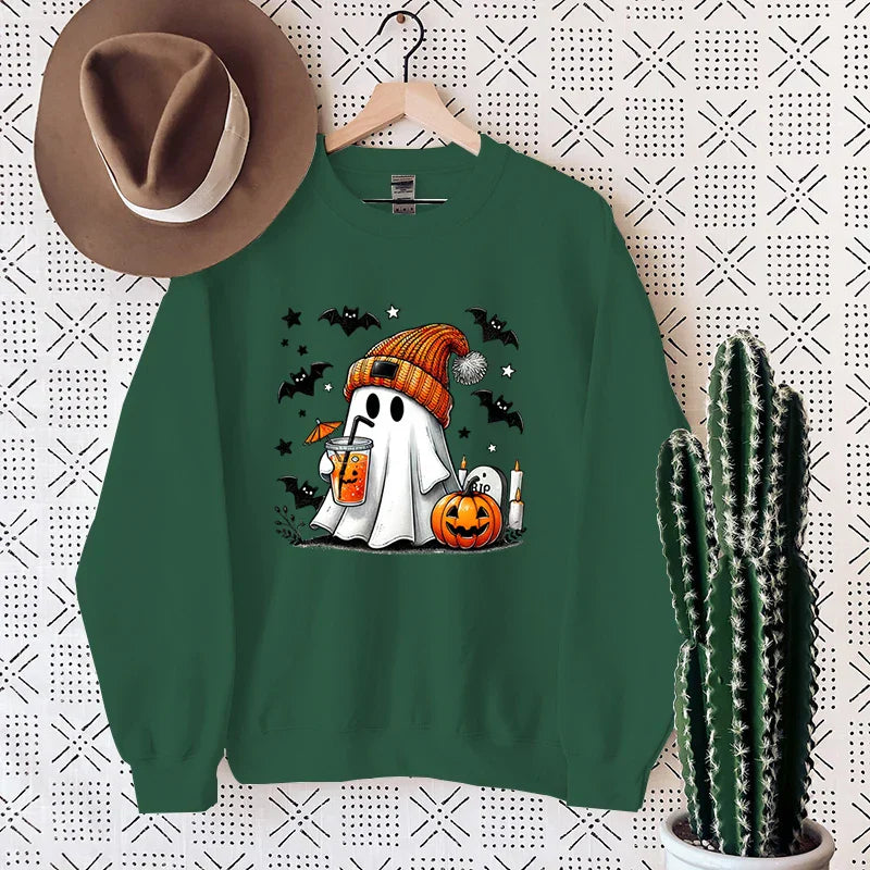 Lea | Bequemes Sweatshirt mit Halloween-Geist-Design
