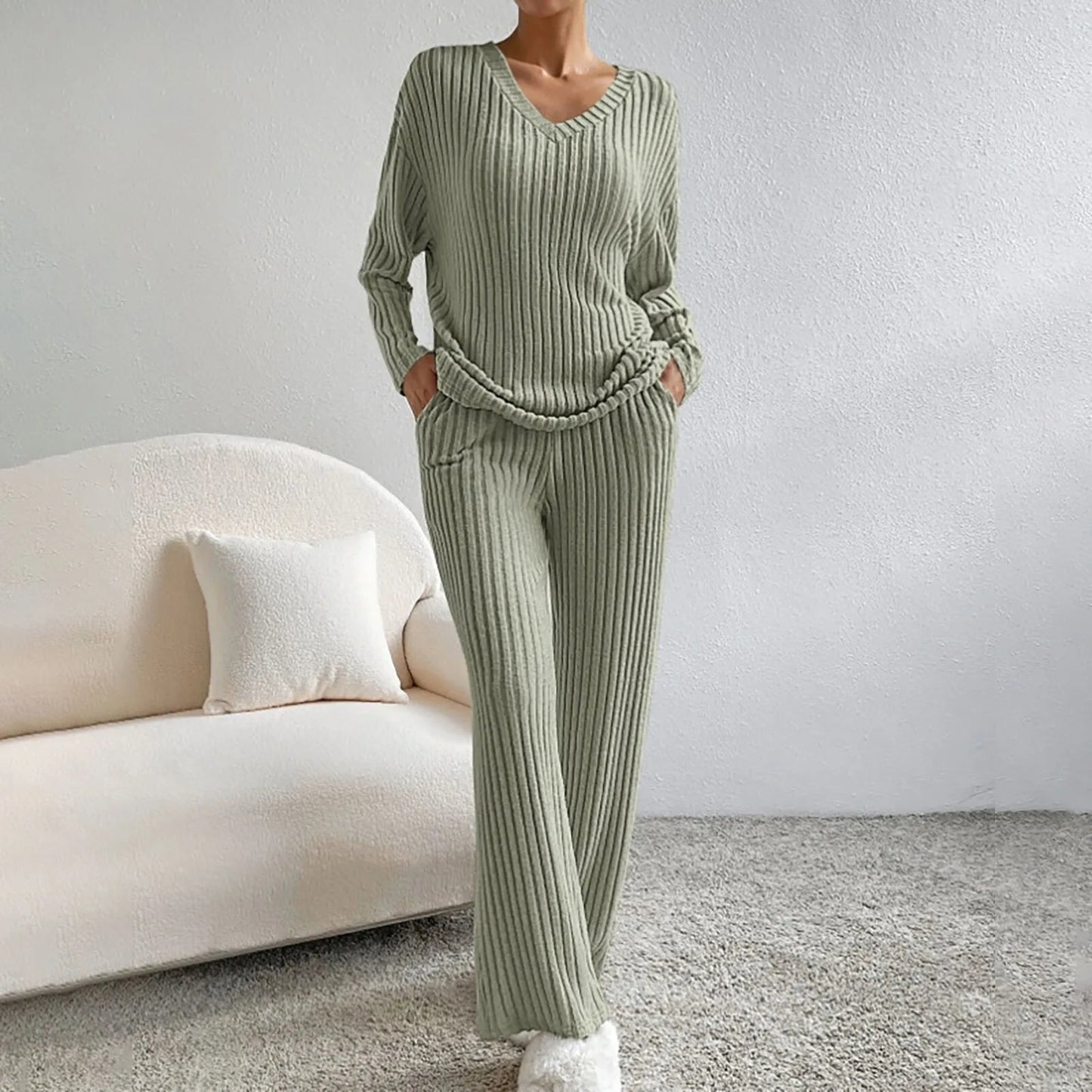 Bianca | Zweiteiliges Strick-Set im modernen Design