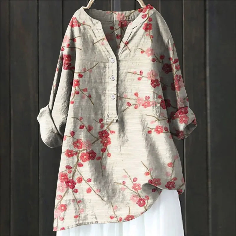 Sophie | Luftige Bluse mit floralem Design und bequemem Schnitt