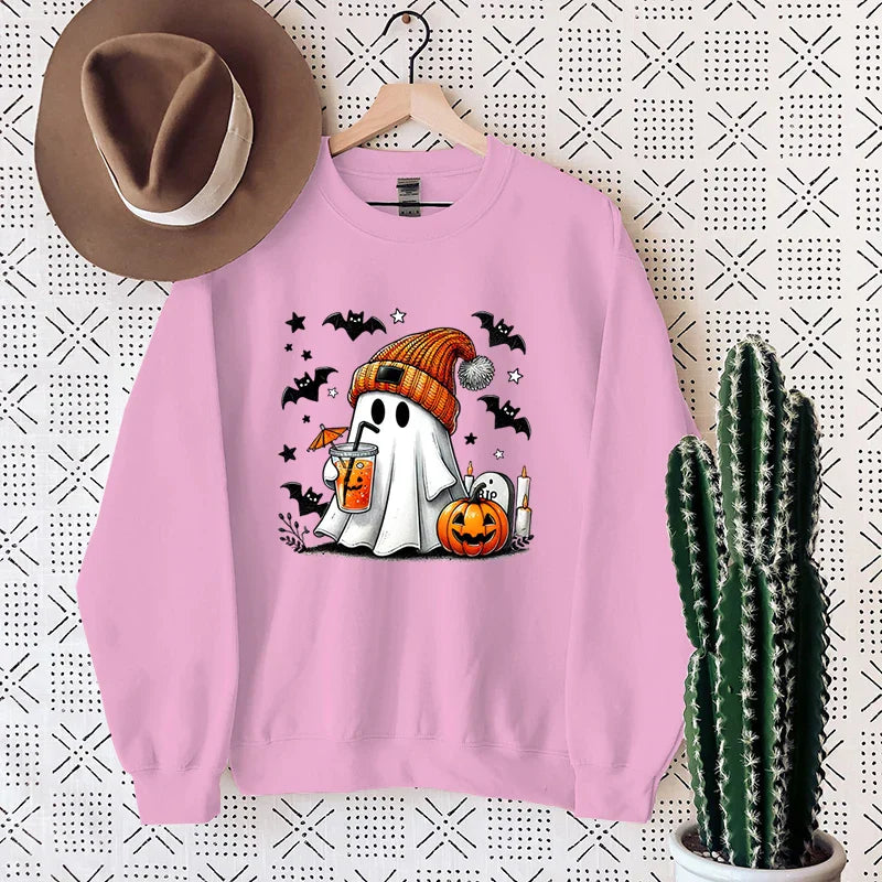 Lea | Bequemes Sweatshirt mit Halloween-Geist-Design