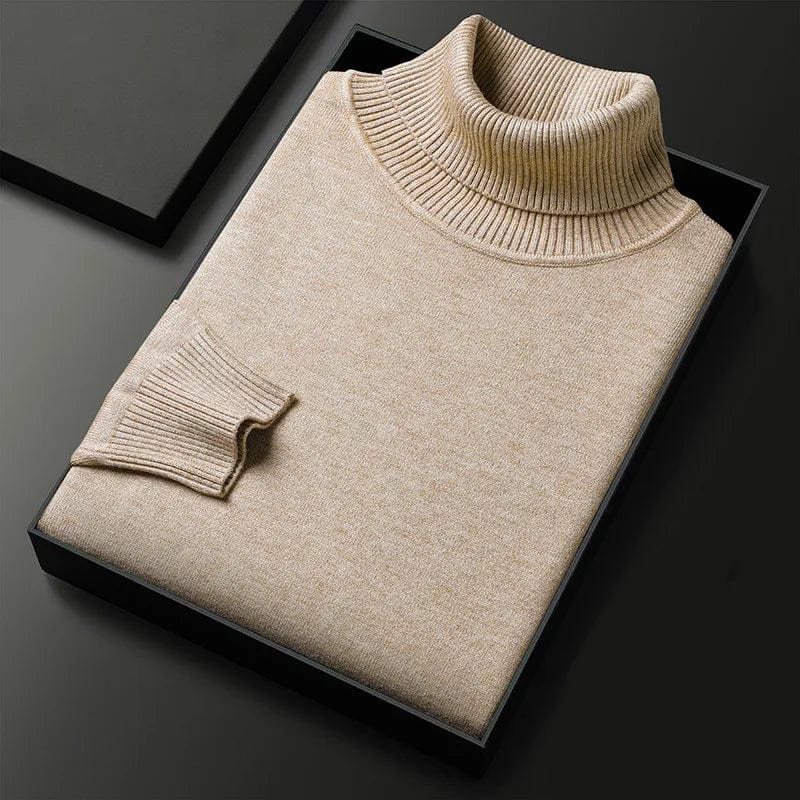Christian | Schicker Herrenpullover mit Rollkragenstil