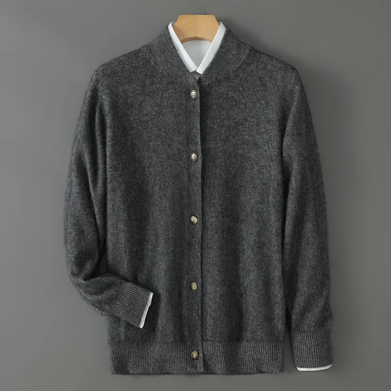 Dominik | Weicher Cashmere-Cardigan im edlen Design