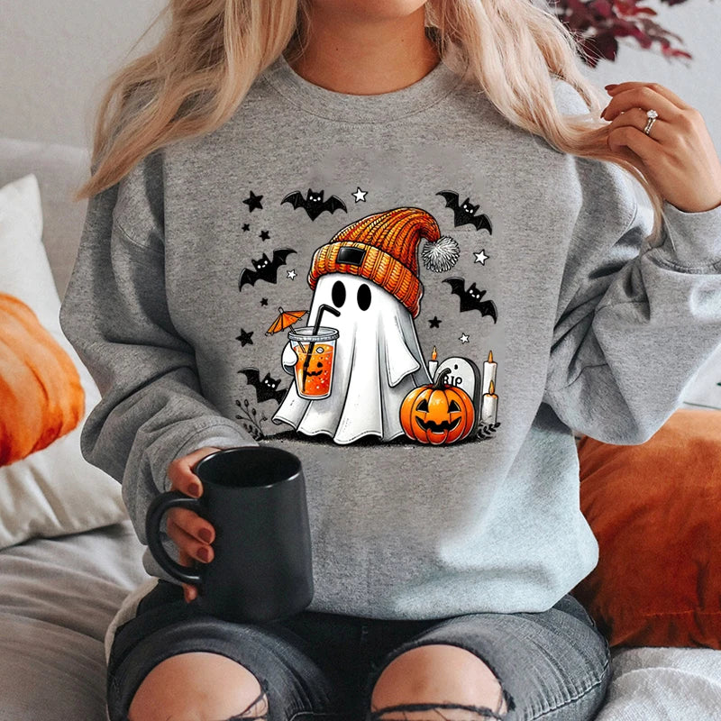 Lea | Bequemes Sweatshirt mit Halloween-Geist-Design