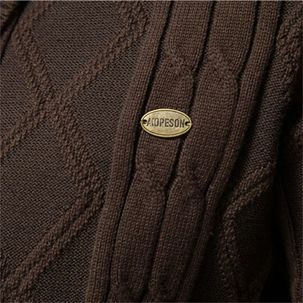 Simon | Klassischer Herren-Cardigan mit edler Knopfleiste