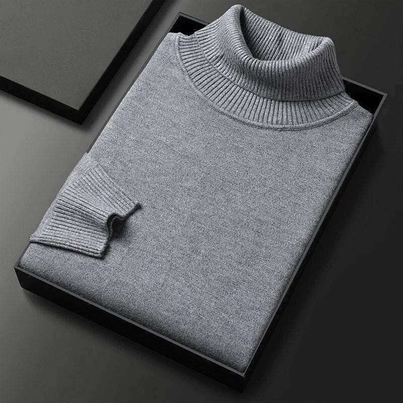 Christian | Schicker Herrenpullover mit Rollkragenstil