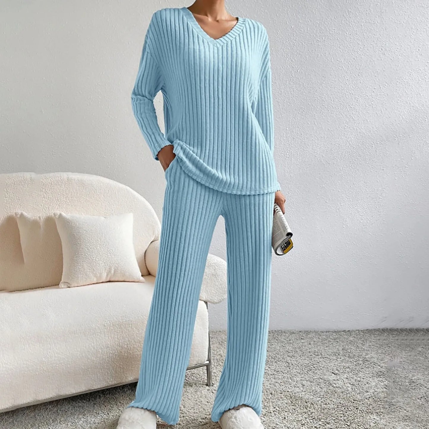 Bianca | Zweiteiliges Strick-Set im modernen Design