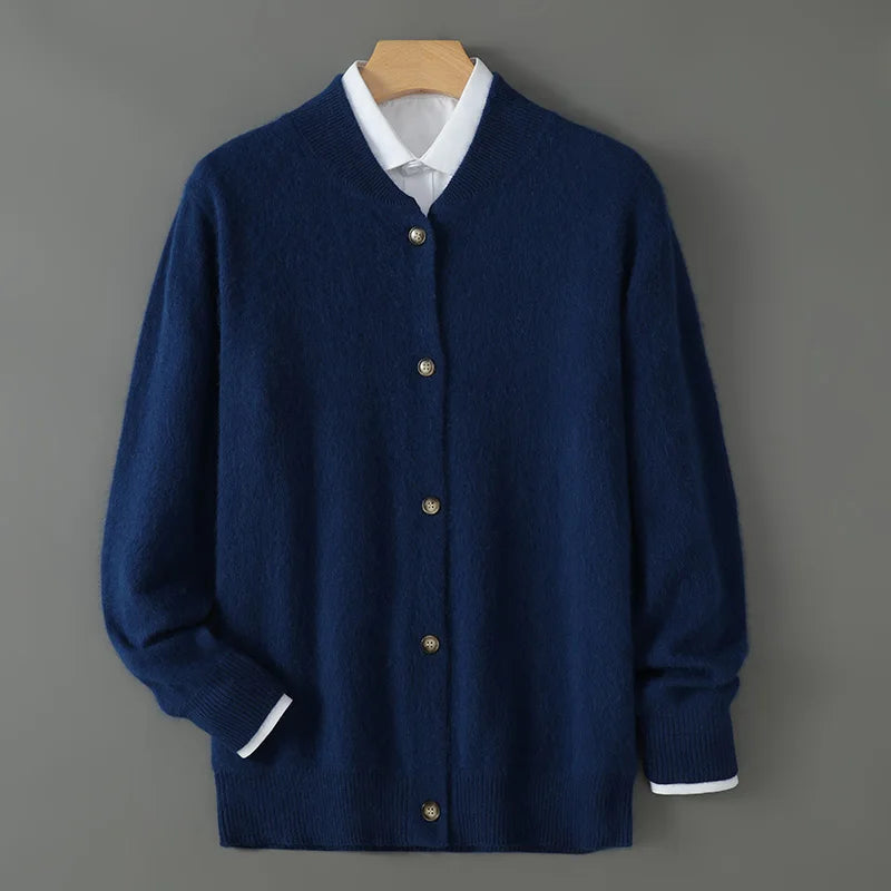 Dominik | Weicher Cashmere-Cardigan im edlen Design
