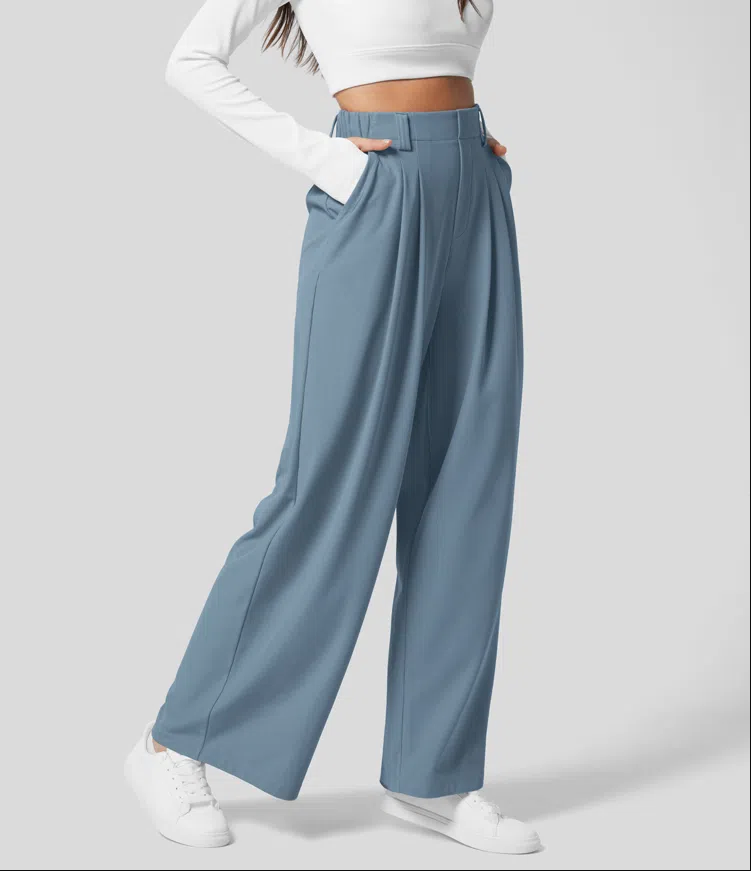 Emma | Modische Damenhose in Türkis für jeden Tag