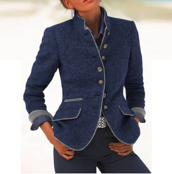 Clara | Eleganter Damen-Cardigan mit modernem Kragen