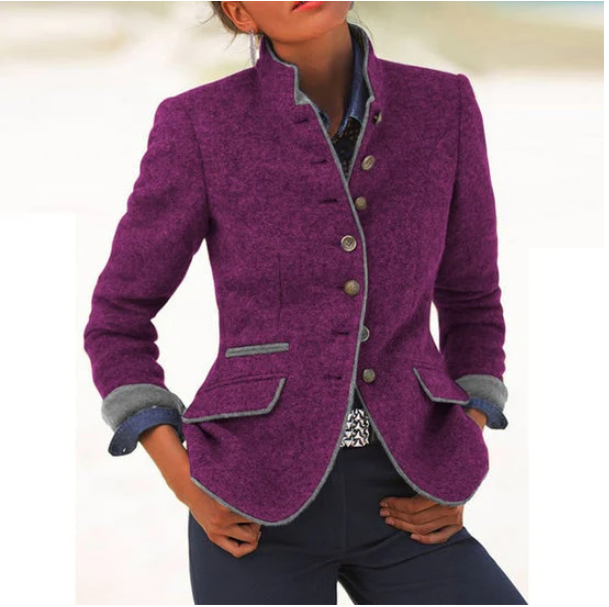 Clara | Eleganter Damen-Cardigan mit modernem Kragen