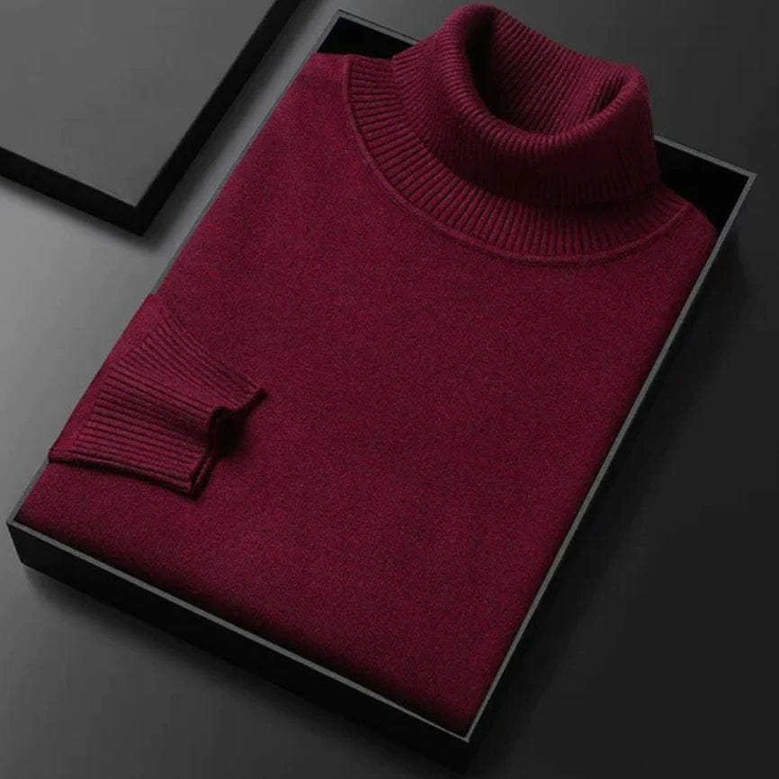 Christian | Schicker Herrenpullover mit Rollkragenstil