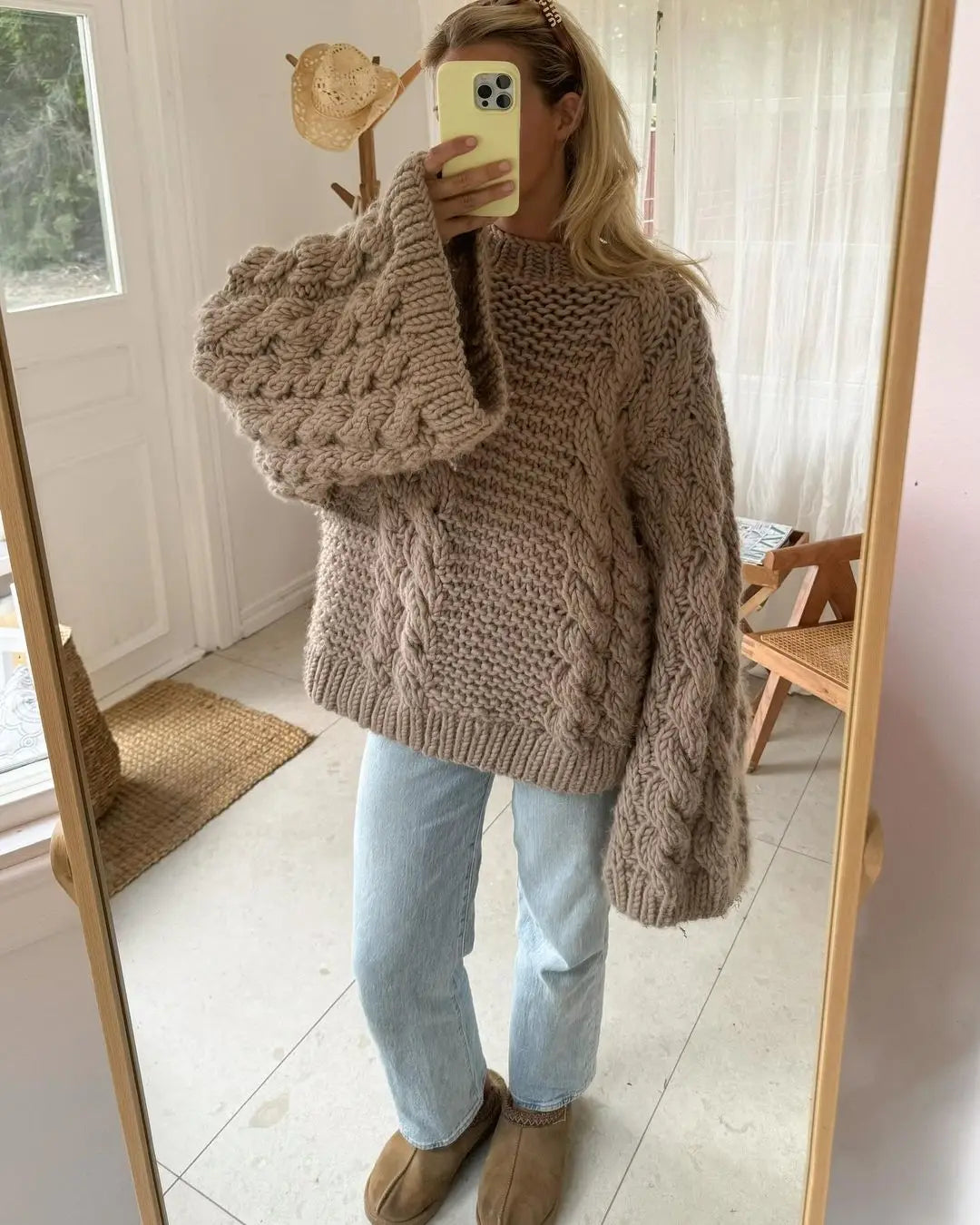 Nina | Komfortabler Oversize Strickpullover für Damen Alltagsmode