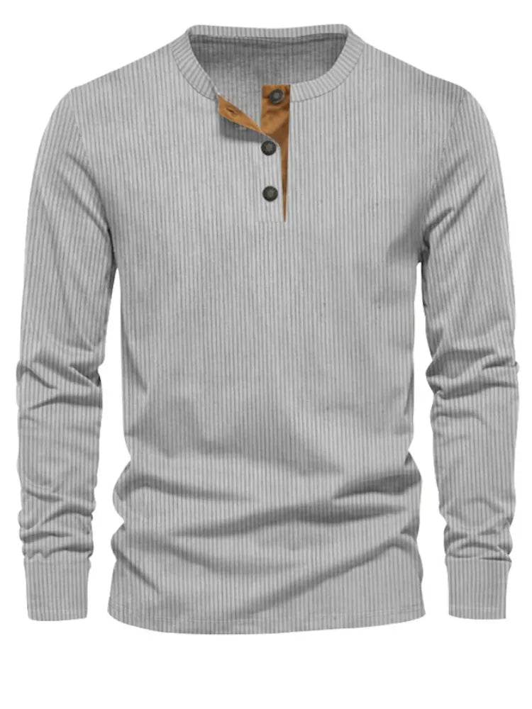 Jonas | Klassisches Langarmshirt für Herren mit Streifen