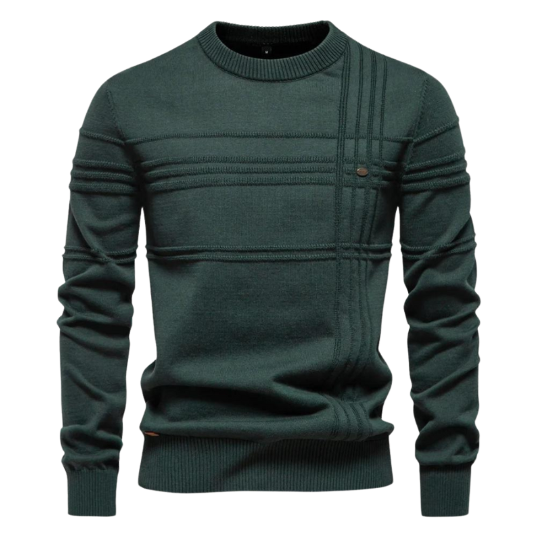 Lukas | Herrenpullover mit zeitlosem Karomuster