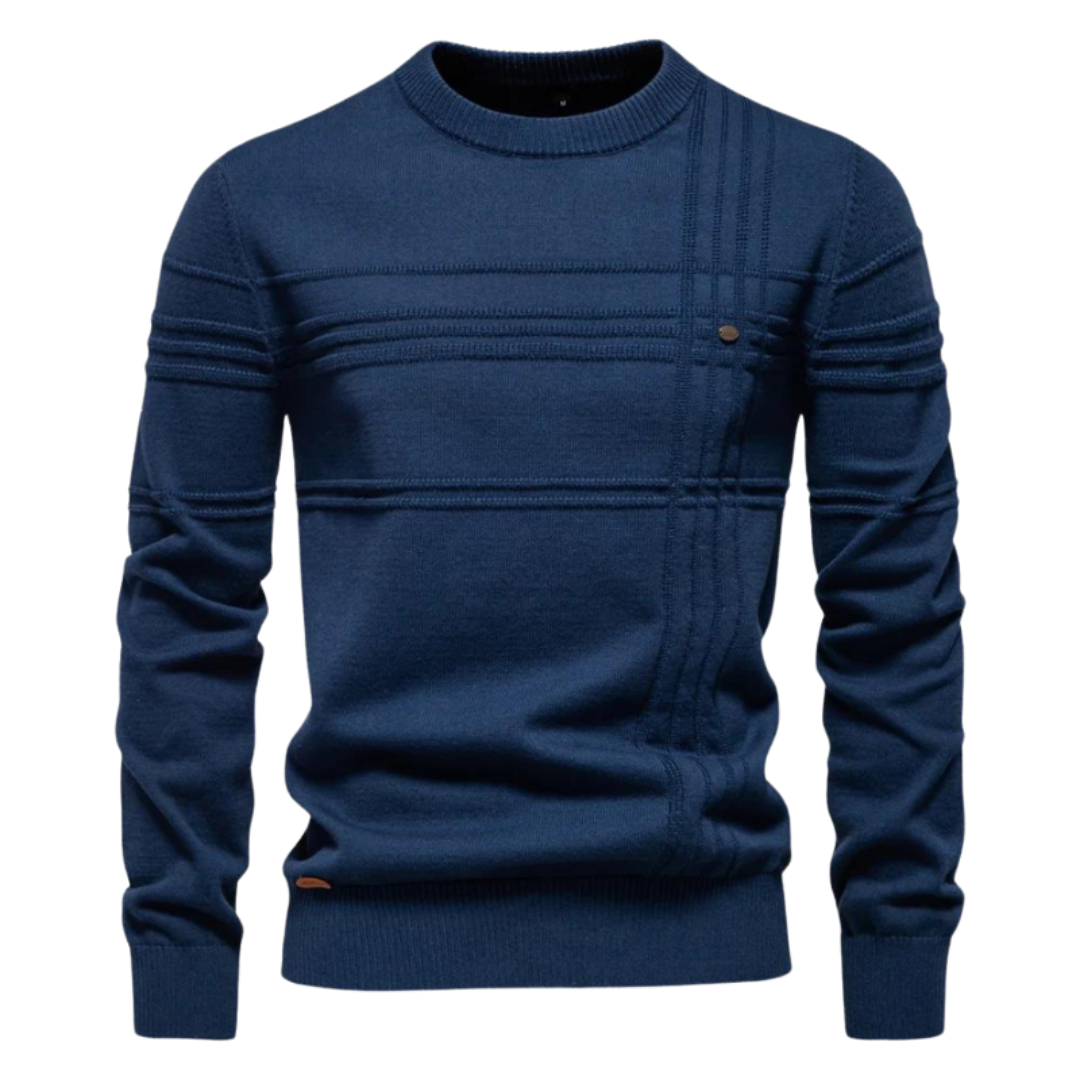 Lukas | Herrenpullover mit zeitlosem Karomuster