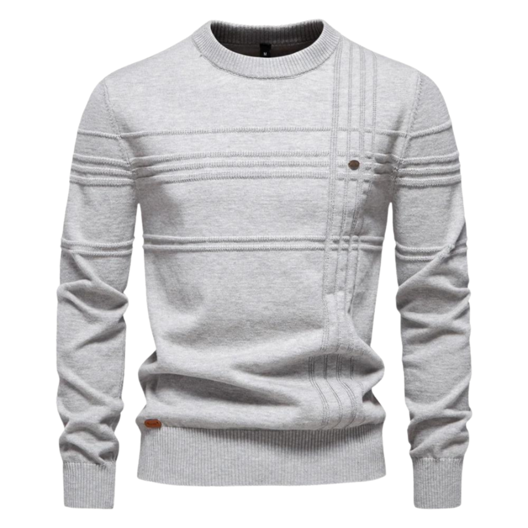 Lukas | Herrenpullover mit zeitlosem Karomuster