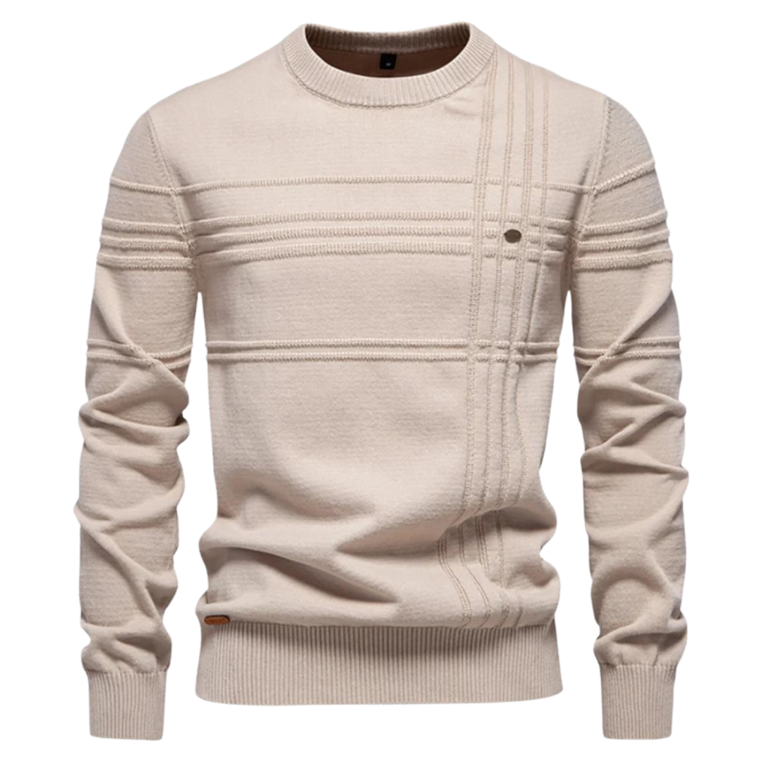 Lukas | Herrenpullover mit zeitlosem Karomuster
